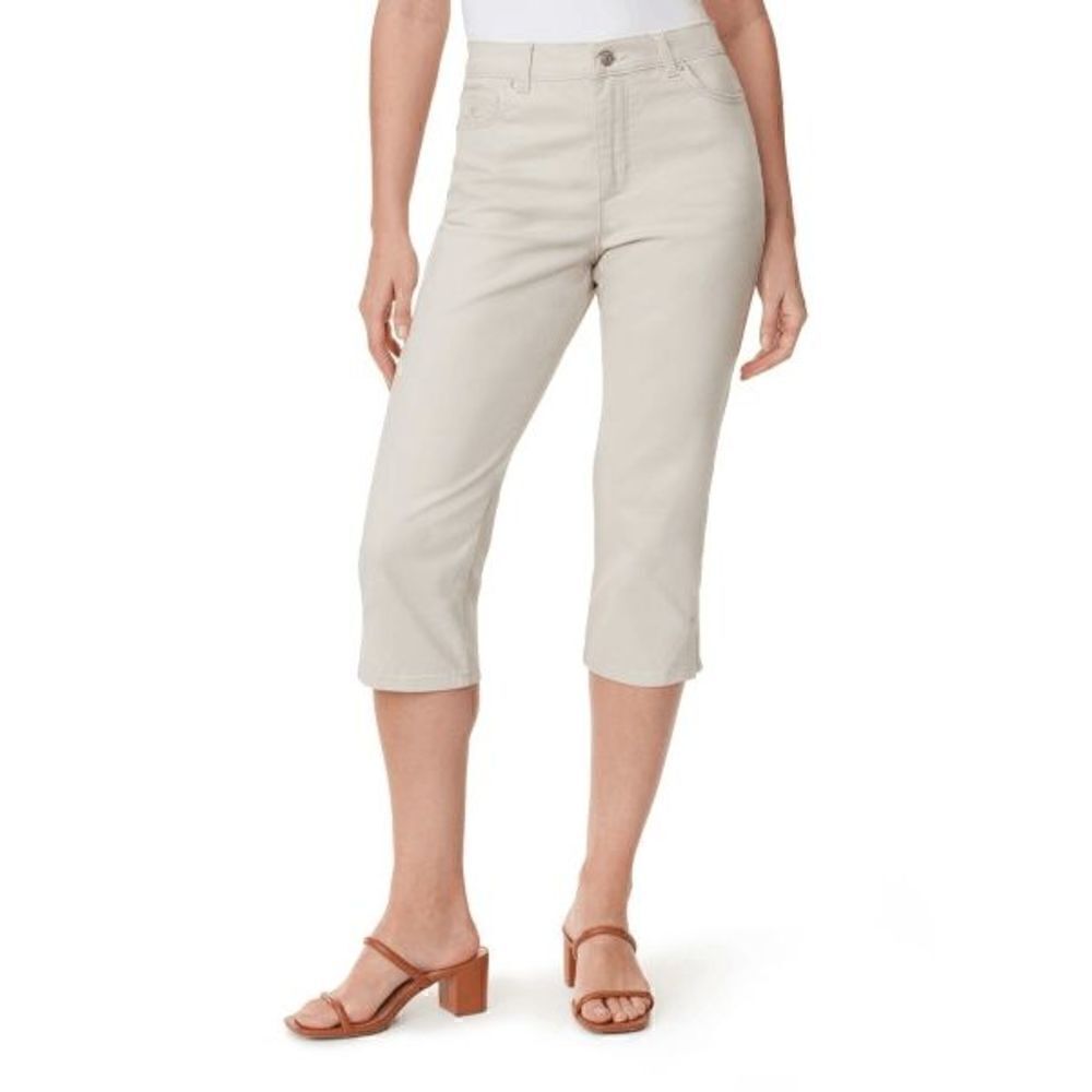 Gloria Vanderbilt Women's Amanda Capri Jeans Stonewood 14P